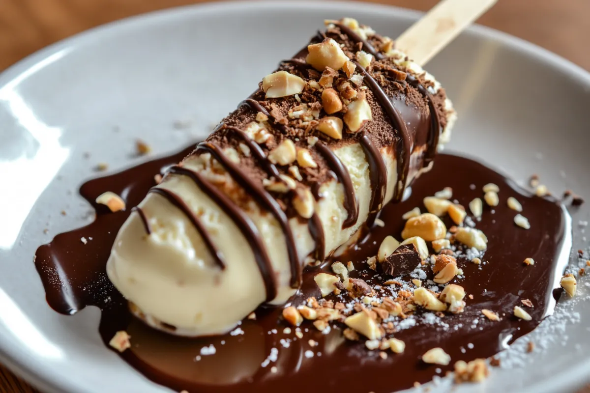 Homemade Eskimo Pie Popsicle