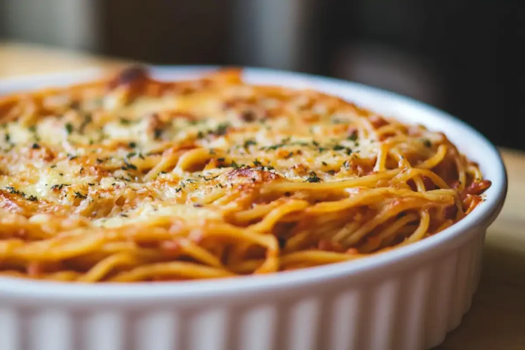 Classic Baked Spaghetti Recipe