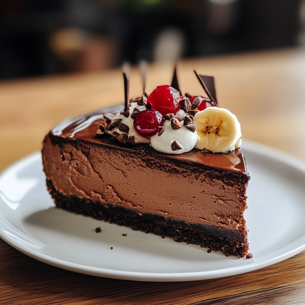 Chocolate cheesecake